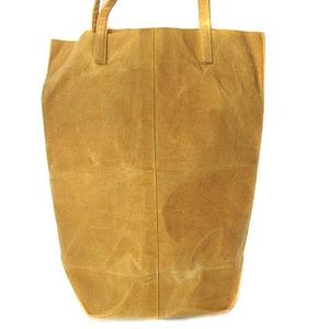 瀧川かずみ トートバッグ 舟形 蝋引き 黄色系 イエロー系 レディース  