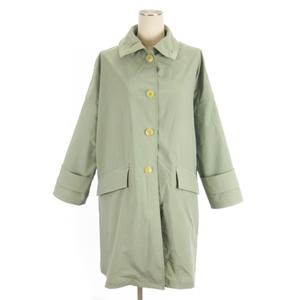 マッキントッシュ MACKINTOSH 撥水 ハンビー オーバーサイズ ドロップショルダー ショート コート スプリングコート L251MO1141 ヘッジグリーン 6 アウター レディース
