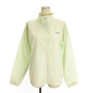 未使用品 ニューバランス NEW BALANCE タグ付き Sport Essentials リフレクティブ ジャケット ランニングウェア ウインドブレーカー WJ41245 ナチュラルミント 緑系 S レディース