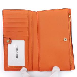 コーチ COACH SLIM ZIP WALLET 長財布 ロングウォレット 二つ折り レザー C8329 ピンク系 レディース