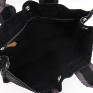 エルメス HERMES フールトゥ PM トートバッグ キャンバス 黒 ブラック レディース