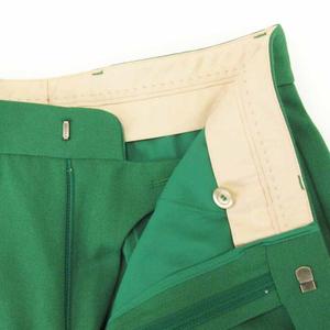 グッチ GUCCI 近年モデル フレア ブーツカット パンツ スラックス イタリア製 ウール 570604 緑 グリーン 36 ■ECT レディース
