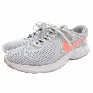 ナイキ NIKE レボリューション 4 Revolution 4 ローカットスニーカー シューズ 908999-016 23.5cm グレー /GV レディース