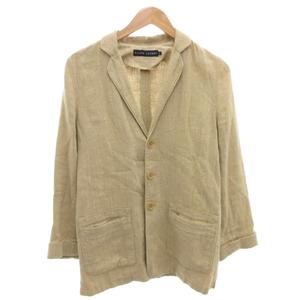 ラルフローレン RALPH LAUREN テーラードジャケット 麻 リネン 9 ベージュ /FF レディース