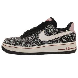 ナイキ NIKE AIRFORCE1 07 SE VALENTINE'S DAY 限定モデル エア フォース 1 ロー バレンタインデー BV0319-002 スニーカー 黒系 23.5cm レディース