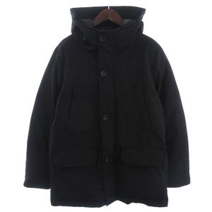 ユニクロ UNIQLO ノンキルト ダウンジャケット 412512 黒 L メンズ