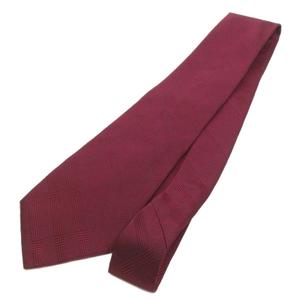 バーバリー BURBERRY ネクタイ レギュラータイ チェック シルク 紫 ☆AA★ メンズ