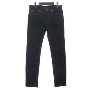 未使用品 アールジーン Earl Jean タグ付き スキニー ストレッチ デニムパンツ 202484 45CR ネイビー 28 ■FF レディース