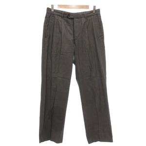 バーバリー BURBERRY パンツ スラックス 79 グレー ストライプ柄 ツータック /YJ ■ECT メンズ