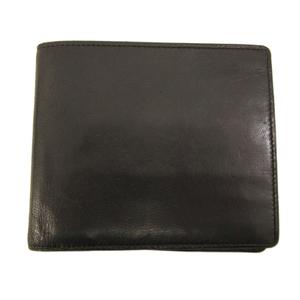 ポールスミス PAUL SMITH 二つ折り財布 小銭入れ ナッパレザー 黒 ブラック ■GY99 メンズ