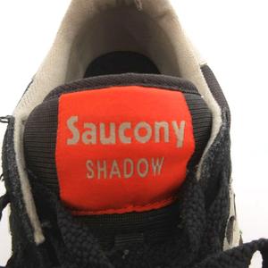 サッカニー SAUCONY スニーカー スエード 10.5 カーキ オレンジ レースアップ 異素材ミックス ローカット /SX メンズ