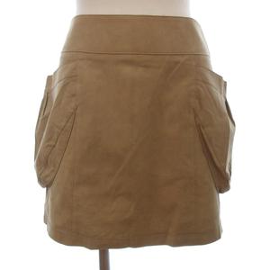 フォクシー FOXEY ミニスカート フェイクスエード ベージュ 40 レディース