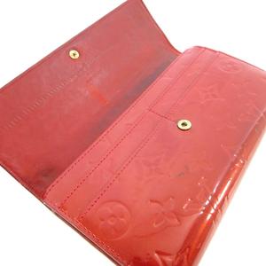 ルイヴィトン LOUIS VUITTON M93530 モノグラムヴェルニ ポルトフォイユ サラ 長財布 赤 レディース