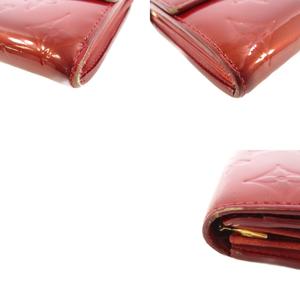 ルイヴィトン LOUIS VUITTON M93530 モノグラムヴェルニ ポルトフォイユ サラ 長財布 赤 レディース