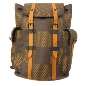 ルイヴィトン LOUIS VUITTON × NIGO N40358 ダミエ ジャイアント LVスクエアード クリストファーＭM ブラウン ☆AA★ メンズ