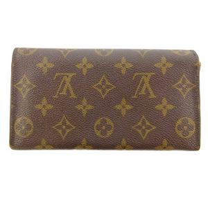 ルイヴィトン LOUIS VUITTON ポルトモネ クレディ モノグラム 長財布 M61725 ブラウン 