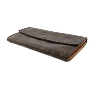 ルイヴィトン LOUIS VUITTON ポルトモネ クレディ モノグラム 長財布 M61725 ブラウン 