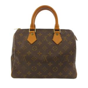ルイヴィトン LOUIS VUITTON M41528 モノグラム スピーディ25 ハンドバッグ ミニボストンバッグ ブラウン レディース