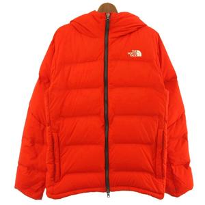 ザノースフェイス THE NORTH FACE Belayer Parka ビレイヤーパーカ ダウンジャケット ジップアップ フード ナイロン ND91815 オレンジ M メンズ