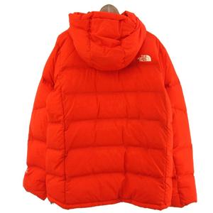 ザノースフェイス THE NORTH FACE Belayer Parka ビレイヤーパーカ ダウンジャケット ジップアップ フード ナイロン ND91815 オレンジ M メンズ