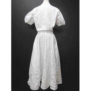 N350/KANEKO おおわれ ISAO ロングワンピース ドレス リボン M~L 黒 