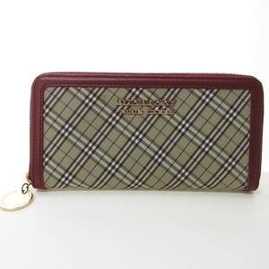 バーバリーブルーレーベル BURBERRY BLUE LABEL ノバチェック 長財布 