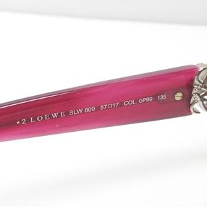 【再出品】LOEWE SLW 809 アナグラムサングラス 新着 関税送料込み LOEWE ロエベ アナグラム スクエアサングラス