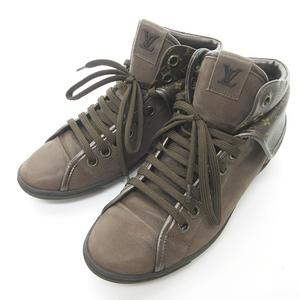 LOUIS VUITTON ブラウン ハイカットブーツ