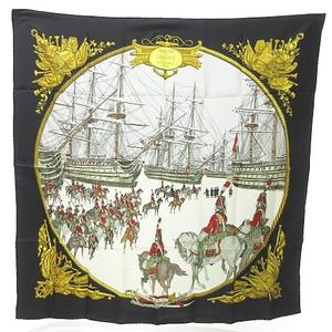 美品！HERMES　カレ90　海と騎兵隊 marine et cavalerie 楽天市場】エルメス カレ90 MARINE ET CAVALERIE 海と騎兵隊