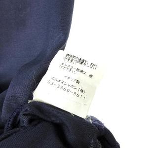 エルメス マルジェラ期 半袖 Tシャツ カットソー 袖ロゴ刺繍 L ネイビー系 エルメス HERMES 国内正規品 マルジェラ期 Tシャツ カットソー