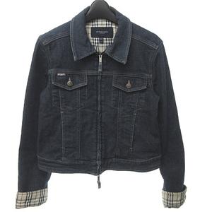 【BURBERRY LONDON】袖裏チェックのデニムジャケット バーバリー ロンドン BURBERRY LONDON ノバチェック デニム