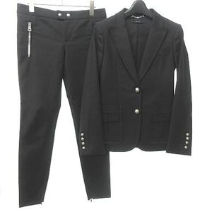 グッチ GUCCI 美品 セットアップ パンツスーツ ロゴ エンブレム ボタン 