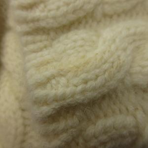 セリーヌ　ハイネック　ケーブルニット セリーヌ CELINE カシミヤ100％ ケーブルニット カットソー セーター