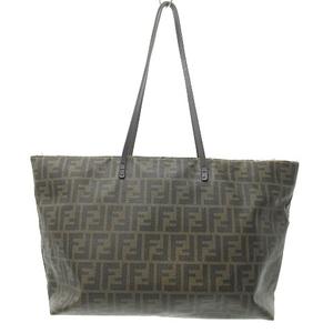 フェンディ FENDI トートバッグ ショルダーバッグ ズッカ柄 PVC 
