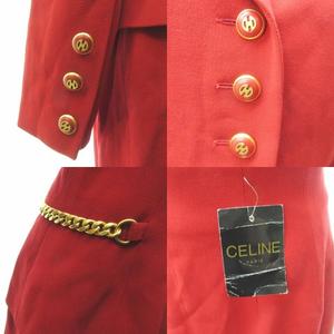 未使用品 セリーヌ CELINE ヴィンテージ セットアップ スカート スーツ  