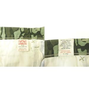 値下げEVISU エヴィス 石垣迷彩ハーフパンツカモフラ ボタンフライサイズ34 エヴィス EVISU 2001 ハーフ パンツ カモフラージュ柄 石垣迷彩