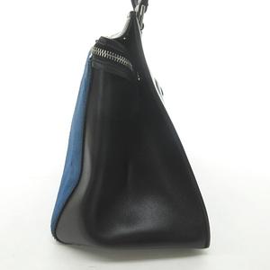 セリーヌ CELINE 美品 エッジ バッグ ワンハンドル ハラコ レザー バイ 
