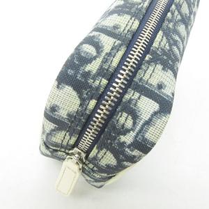 【未使用級】Dior トロッター ミニポーチ 1番 PVC ブルー クリスチャンディオール Christian Dior No.1 トロッター ポーチ
