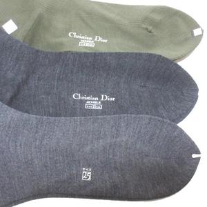 未使用品 クリスチャンディオール Christian Dior MONSIEUR 靴下 5点