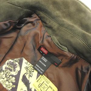 ディーゼル DIESEL 本革 フリンジ レザー ジャケット ブルゾン 