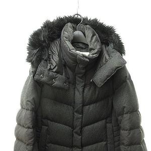 ザノースフェイス THE NORTH FACE ロングダウンコート ツイード ロゴ  