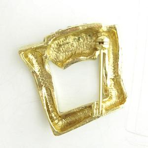 イヴサンローラン YVES SAINT LAURENT YSL 美品 ブローチ ヴィンテージ 
