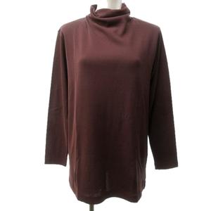 美品　イッセイミヤケPERMANENTEペルマネンテ　シワ加工トップス　ブラウン ISSEY MIYAKE - 美品 イッセイミヤケ ペルマネンテ ISSEY MIYAKE