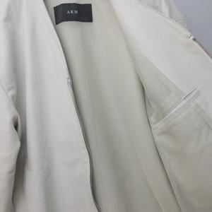エーケーエム AKM 20AW ZIP CARDIGAN ジップカーディガン レザー