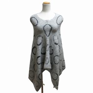 サラパチーニ sarah pacini 美品 近年モデル ニットポンチョ ストール 
