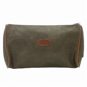 マルベリー Mulberry クラッチバッグ セカンドバッグ レザー 革パッチ 