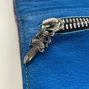 クロムハーツ ウォレット 超レア！紺色ヌバック