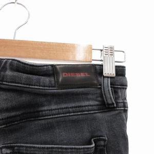 ディーゼル DIESEL スキニーデニムパンツ ジーンズ カットオフ ボタン 
