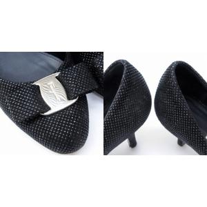 【良品】サルヴァトーレフェラガモ パンプス ヴァラ リボン 黒 22.5〜23 ヴァラ - ウィメンズ | Ferragamo