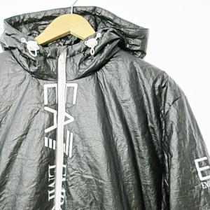 EMPORIO ARMANI ダブルジップジャンパー　ジャケット エンポリオアルマーニ EMPORIO ARMANI ロゴプリント 中綿ジャケット